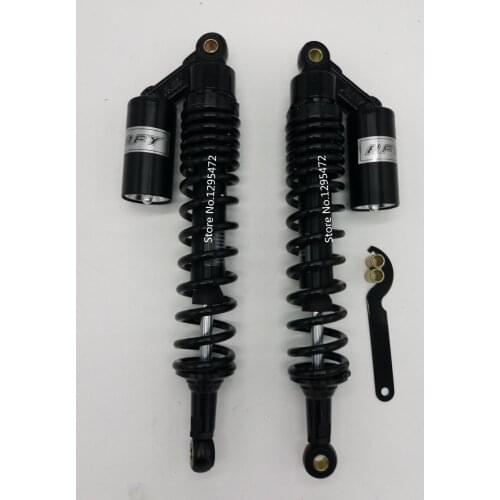New 420mm Motorcycle 8mm spring Shock Absorber for Honda/Suzuki/Yamaha/Kawasaki ATV fit 405mm-425mm black