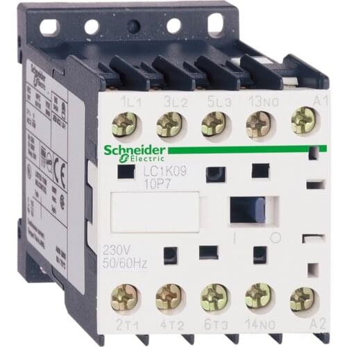 New Original Authentic Export LC1K0601F7 Coil 110V 50 / 60hz Three Contactor 6A 2.2 K W-380V Screw Clamp Wiring Tesys AC