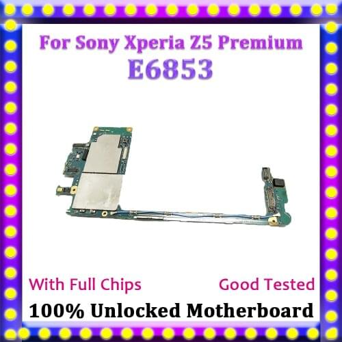 TDHHX Unlocked Logic Board For Sony Xperia Z5 Premium E6853 Motherboard With Chips,For Sony Xperia Z5 Premium E6853 Mainboard