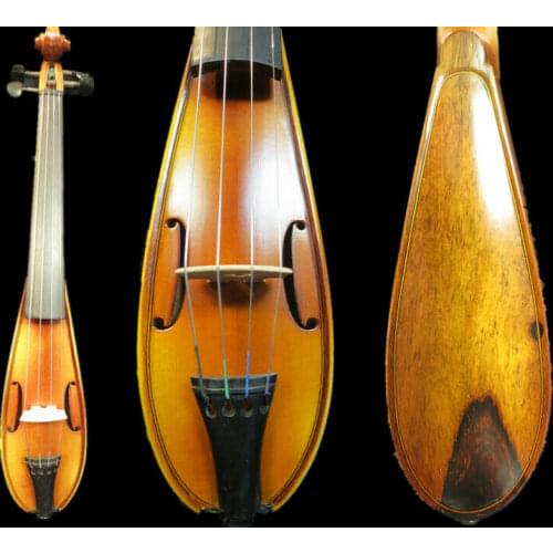 Baroque style fancy Pochette SONG brand violin 7 3/4",good sound #14882