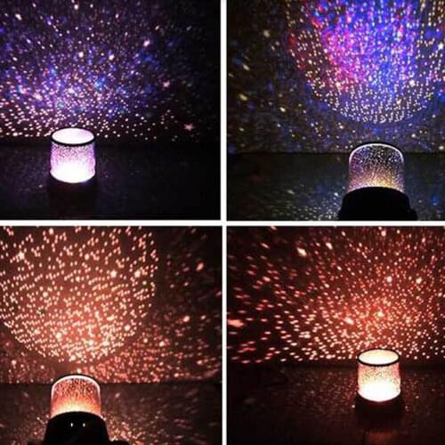 LED Star Sky Projector Night Light Starry Magic Stars Moon Planet Space Projector Lamp Universe Decorative Lamp Novelty Lighting