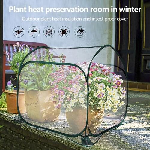 Insulation Warm Room Greenhouse With Ground Nail Outdoor Indoor Glass Fiber Rod Safe Useful Plastic Portable Garden Green House