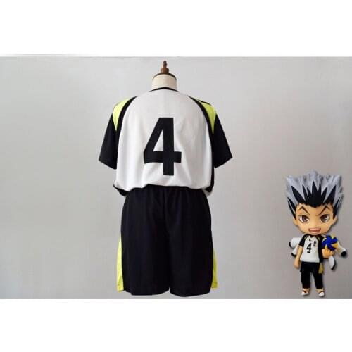 Unisex Anime Haikyuu Bokuto Koutarou Cosplay Costume Fashion Cartoon Halloween Short Sleeve Uniform Men Women Suit Full Set