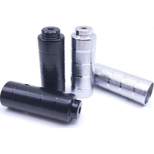 2PCs Iron Cycling Bicycle Pegs Bike Pedals Axle Foot Rest Pegs Anti-Slip Rear Feet Pedals for BMX Mountain 38*110mm