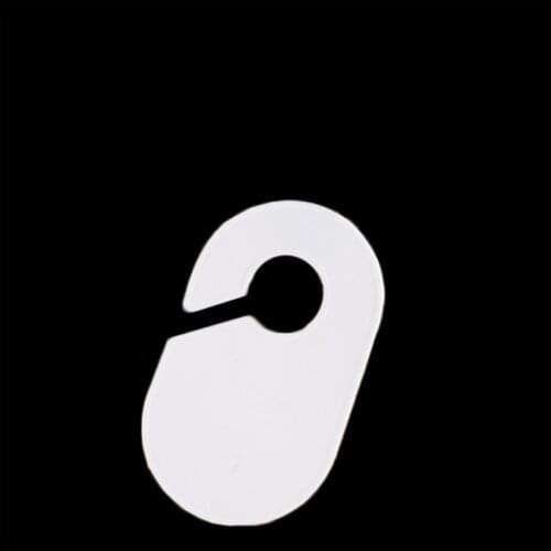 1/4Pcs DIY Organize Clothing Size Dividers Plastic Cloth Marking Ring Size Dividers Garment Size Tags Rectangle Hangers Rack