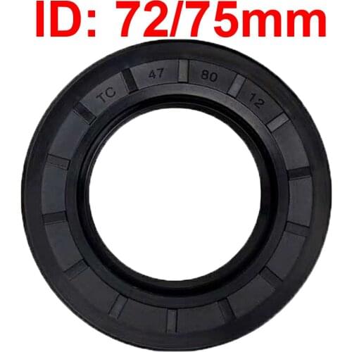1PC ID 72 75MM TC Oil Seal Skeleton Spring Steel Black Nitrile NBR Gasket 72x90x10 72x90x12 72x92x10 72x92x12 72x95x10
