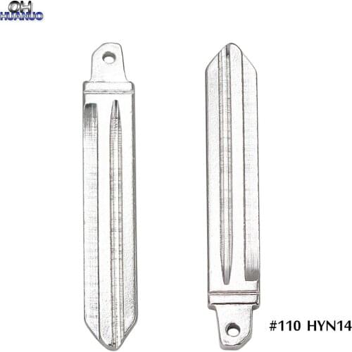 2pcs/lot Folding Flip Remote Key Blank HYN14 Right Blade 110# Uncut Blade For Kia K2 K3 K5 Carens Cerato Forte Car Key Shell