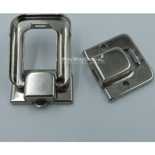 50 Sets Toggle Case Catch Latch Trunk for Drawbolt Closure Box Bag Nickle