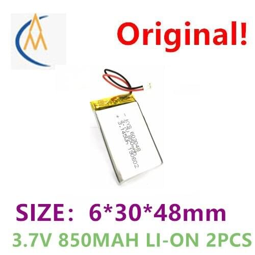 603048 3.7V 850mAh polymer battery navigator with speaker toy mobile wifi circuit board LED equipment test mouse keyboard