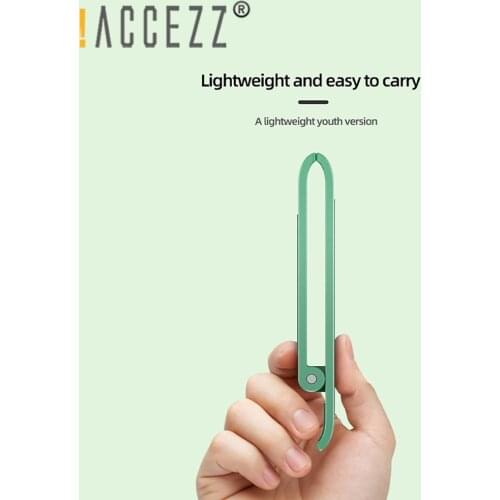 !ACCEZZ Portable Foldable Phone Holder Stand ABS Microfiber Moblie Phone Support Desktop For iPhone Xiaomi Samsung Huawei Tablet