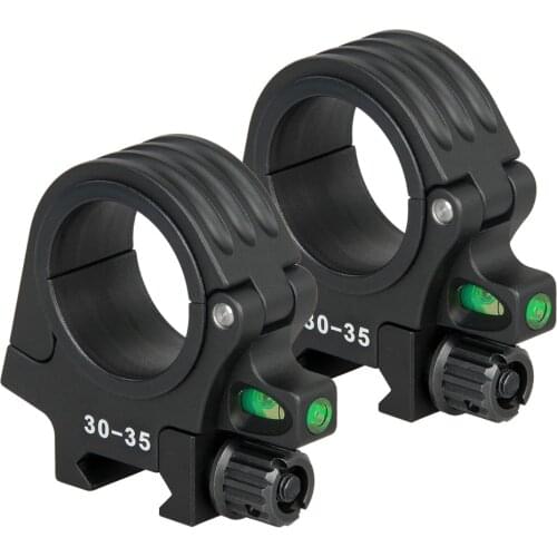 Free Shipping Canis Latrans Hunting airsoft air rifle rings tactical 30mm or 35mm rifle Scope Mount with Bubble Level GZ24-0193