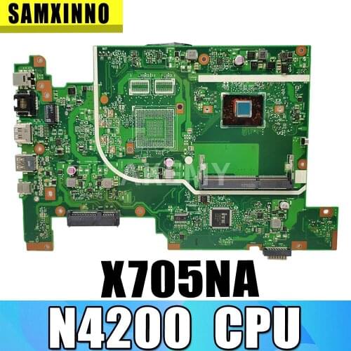 For ASUS Vivobook 17 X705NA X705NC X705N X705UA X705 Laptop Motherboard Mainboard N4200 CPU HD GMA
