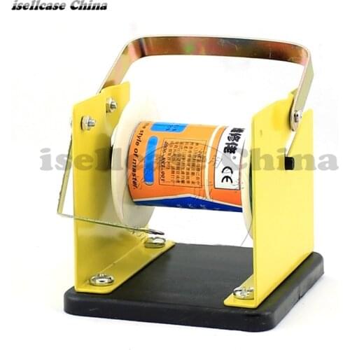 Hot New Tin Solder Wire Rack Line Frame Line Seat All Metal Tin Wire Welding frame bracket Tools Color random Free shipping