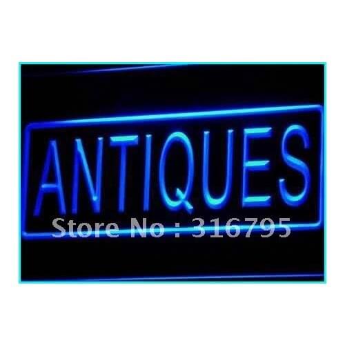 I419 Antiques Shop Display OPEN NEW LED Neon Light Light Signs On/Off Switch 20+ Colors 5 Sizes