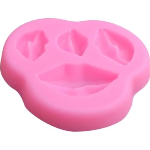 Sexy Kiss Collection Fondant Mold Red Lips Candy Mold Lips Fondant Mold Kiss Lip 87HA