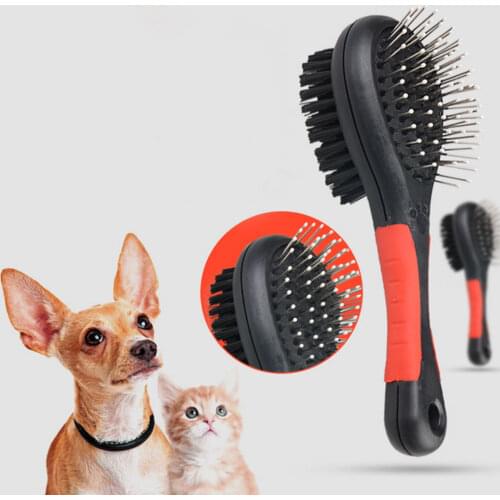 Pet Bath Massage Brush Gentle Double-sided Hair Convenience Brush