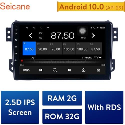 Seicane Android 10.0 RAM 2GB Car Radio For 2008-2014 OPEL Agila 2008-2012 SUZUKI Splash Ritz GPS Multimedia Player Support WIFI