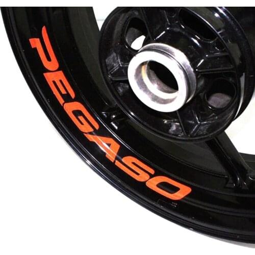 Motorcycle Wheel Sticker Decal Reflective Rim Bike Motorcycle Suitable for Aprilia PEGASO