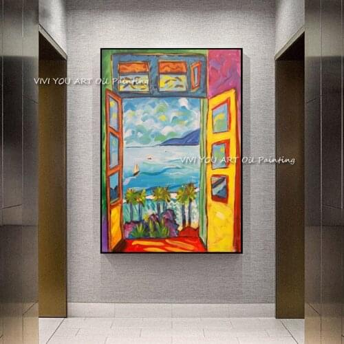 Famous Painter Matisse Landscape Wall Art Canvas Painting Handpainted Modern Painting Wall Pictures For Living Room Home Decor