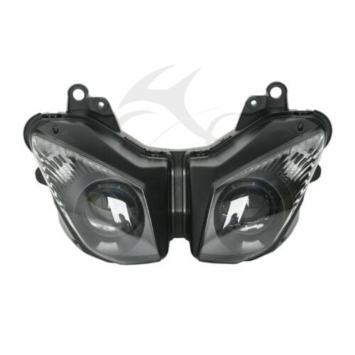 Motorcycle Front Headlight Headlamp Assembly For Kawasaki Ninja ZX6R ZX-6R 2009-2012 New