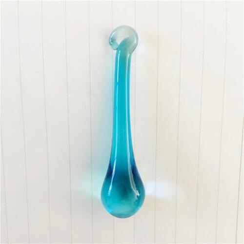10pcs 16*60mm Aquamarine Crystal Hanging Lighting Pendant Glass Water Drop Prism For Home Decoration