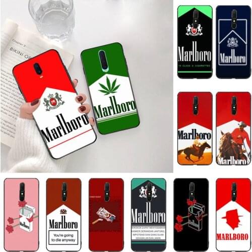 Rose Art Marlboros Cigarette Box Phone Case For Oppo A5 A9 2020 Reno2 z Renoace 3pro A73S A71 F11