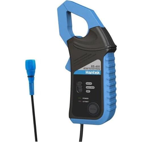 Hantek CC650 AC DC Current Clamp Meter Oscilloscope Multimeter Current Clamp 400Hz Bandwidth 1mV/10mA 650A with BNC Connector