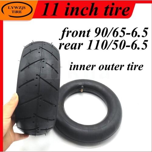 High Quality 90/65-6.5 Front Tire 110/50-6.5 Rear Tyre Inner Tube for 49cc Mini Motorcycle Dirt Bike 11 Inch Inner Outer Tire