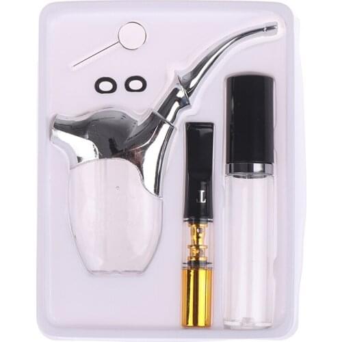 1Set Portable Mini Hookah Shisha Tobacco Smoking Pipes Acrylic Popular Bottle Water Pipe Gift of Health Metal Tube Filter