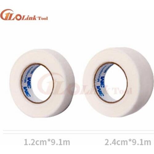 10pcs 3M Micropore Tape Surgical Tape Eyelash Extension apprication Medical breathable tape microporous breathable paper tape