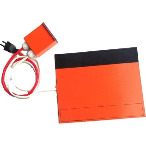 110v 230*280*1.5mm 400w Silicone Heater for warm the spools 1500mm lead wire