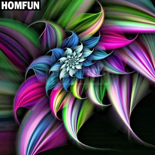 HOMFUN Full Square/Round Drill 5D DIY Diamond Painting "Mandala pattern" 3D Embroidery Cross Stitch 5D Home Decor A00466