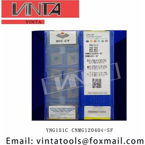 Free shipping high quality 10pcs/lots YNG151C CNMG120404-SF cnc carbide turning reserts