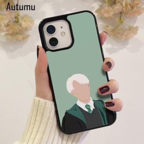 Phone Case for iPhone 12 mini X XS XR 11 Pro Max SE 2020 5 6S 7 8 Plus Samsung S8 S9 S10 S20 S21 Draco Malfoy inspired Cover
