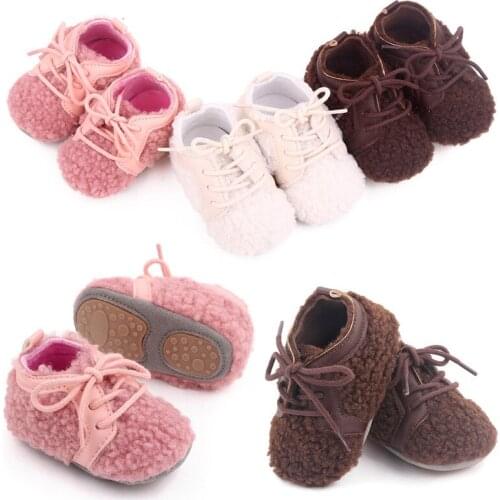 Baby Shoes Fashion Autumn Winter Toddler Infant Warm First Walkers Anti-slip Soft Newborn Boys Girls Casual Shoes Sneakers