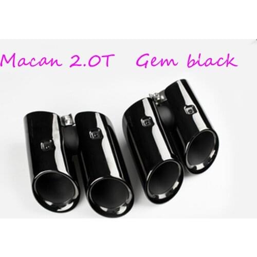 For Porsche Macan Macan S 2018 2019 2020 Car Exhaust Headers Exhaust Pipes Muffler Tail Tip