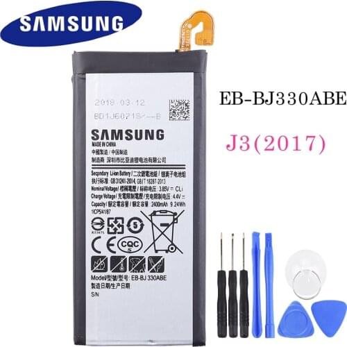 EB-BJ330ABE 2400mAh Samsung Original Galaxy J3(2017) Battery For Samsung Galaxy J3(2017) J330 J3300 Replacement Battery