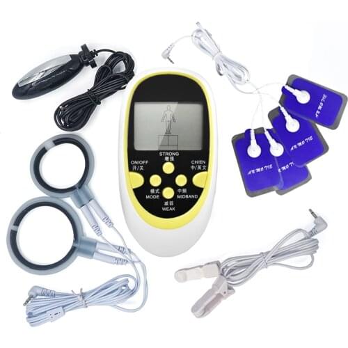 E-Stim Bdsm Toys Electro Stimulator Anal Shock Electro Sex Nipple Clamps Penis Ring Taser Electric Pad Sex Toys With Current