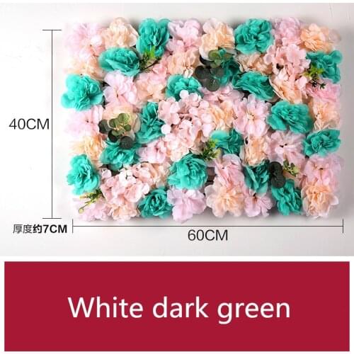40CMX60CM Artificial Flower Wall Silk Rose Tracery Wall Encryption Floral Background Flowers Wedding Photography Backdrop Decor