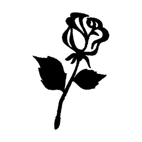 LLY-1459 Fashion Car Sticker Beautiful Rose Modeling Decals PVC Auto Body Decoration Accessories Top Quality Waterproof Stickers