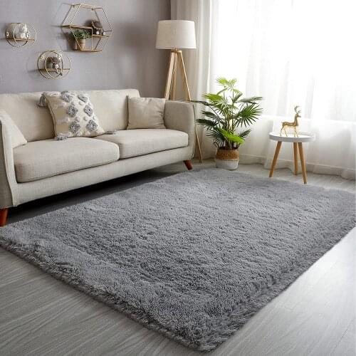 Ultra Soft Shaggy Rugs Fluffy Carpet for Room Non-Slip Modern Plush Area Rugs Rectangular Home Decor Shag Rug Living Room Carpet