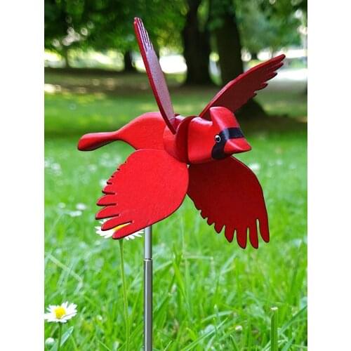 NEW Whirligig Asuka Windmil Seagul Garden Decoration Pneumatic Top Flying Bird Series Windmill Garden Decoration Resin Crafts