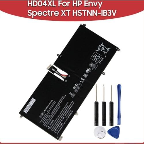 Original Replacement Laptop Battery 45Wh HD04XL For HP Envy Spectre XT HSTNN-IB3V 13-2120tu TPN-C104 13-2095ca 685989-001