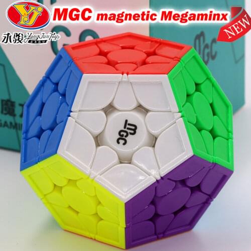Puzzle Magic Cube MGC Magnetic Megaminxeds speed Puzzle Professional 12 Axes Dodecahedron Professional Speed Megamin 3x3 Cubo