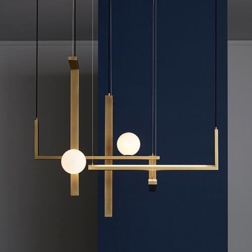 A Northern Europe Concise A Living Room Corner Restaurant Personality Shop Reception Display Window Decoration A Chandelier