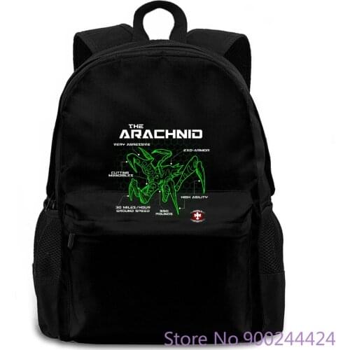 Starship Troopers Movie The Arachid Mobile Infantry Unique women men backpack laptop travel school adult