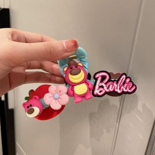 Cute Strawberry Bear Flower Letters Hair Clip Korea Summer Cute Shark Hair Claw Hair Accessories for Women Girl Jewelry