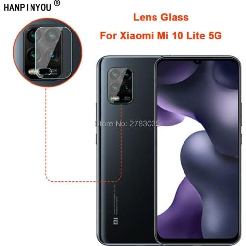 For Xiaomi Mi 10 Lite 5G 6.57" Clear Ultra Slim Back Camera Lens Protector Rear Camera Lens Cover Tempered Glass Protection Film