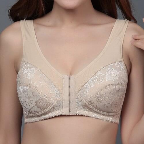 Women sexy front closure bra ladies breathable brassiere femme plus size bras woman backless wire free sosten wireless bra