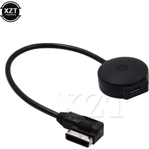 1pcs Media In AMI MDI Bluetooth Audio Aux USB date Cable Female Adapter for Car VW AUDI A4 A6 Q5 Q7 new